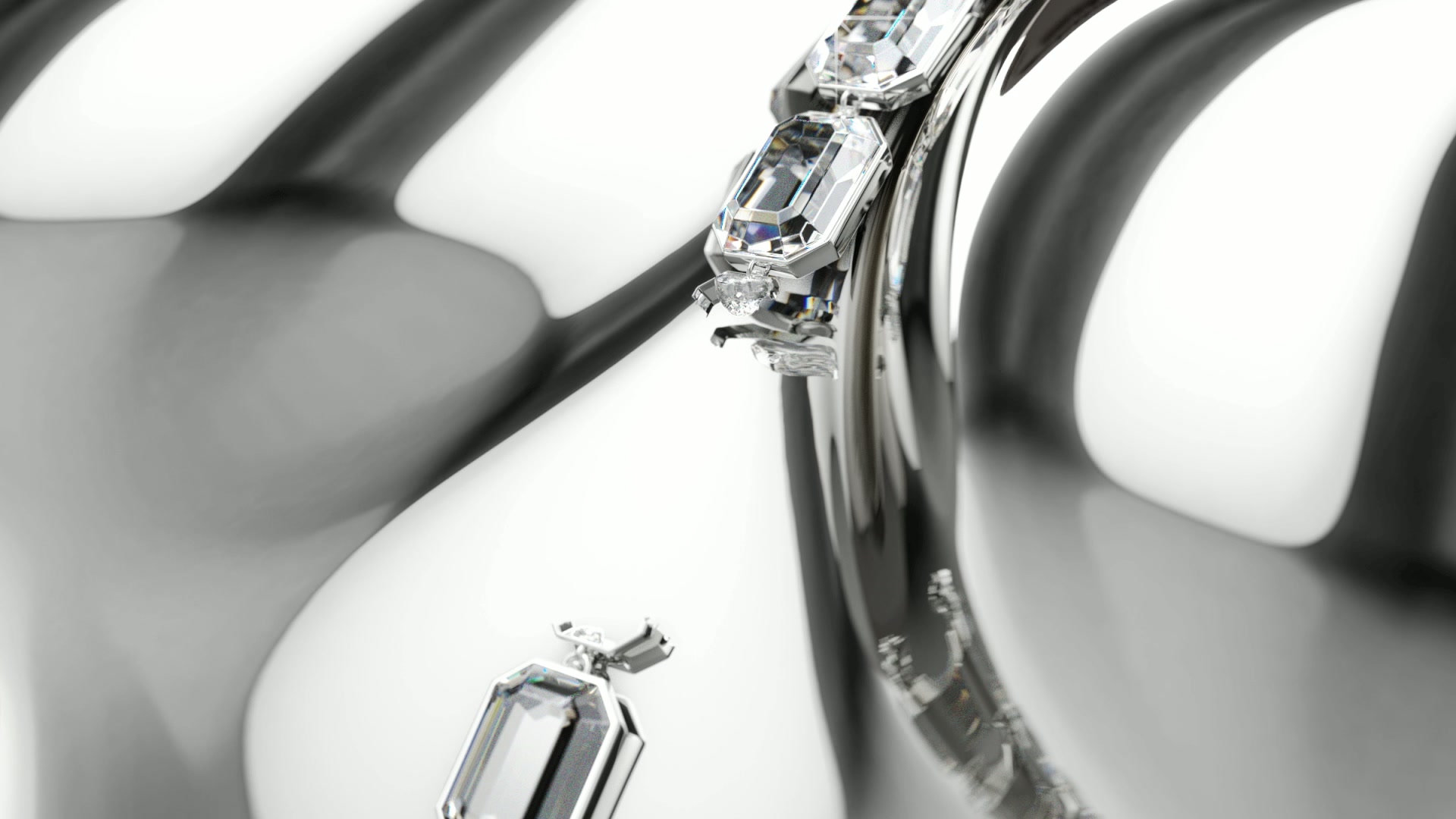 SKIMS x Swarovski crystal detail - lighting study