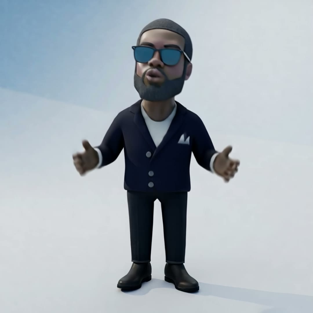 Little Kev 3D animated character film frame