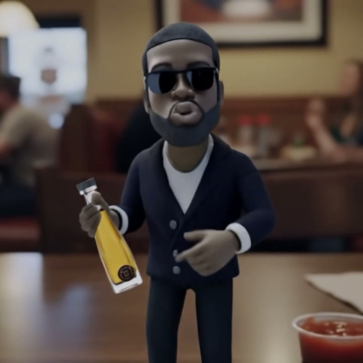 Little Kev in the in-restaurant campaign spot