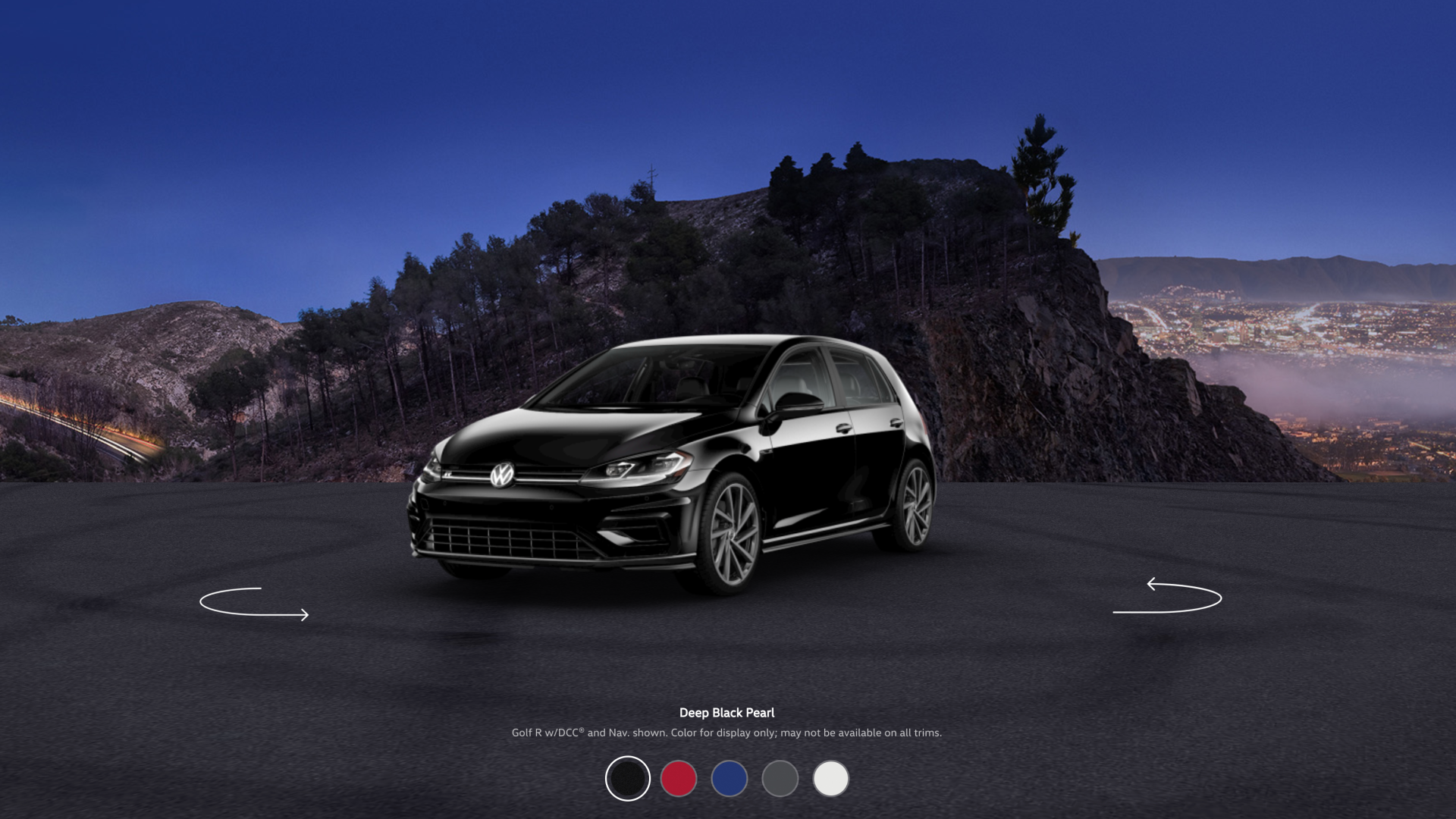 Volkswagen configurator - exterior 360° rotation frame