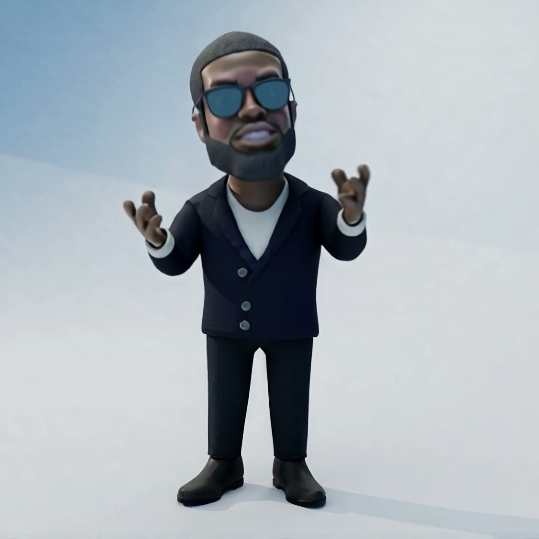 Little Kev 3D animated character film frame